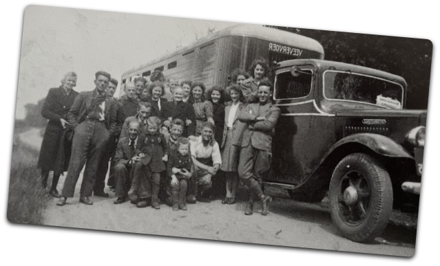 Historische foto uit 1945